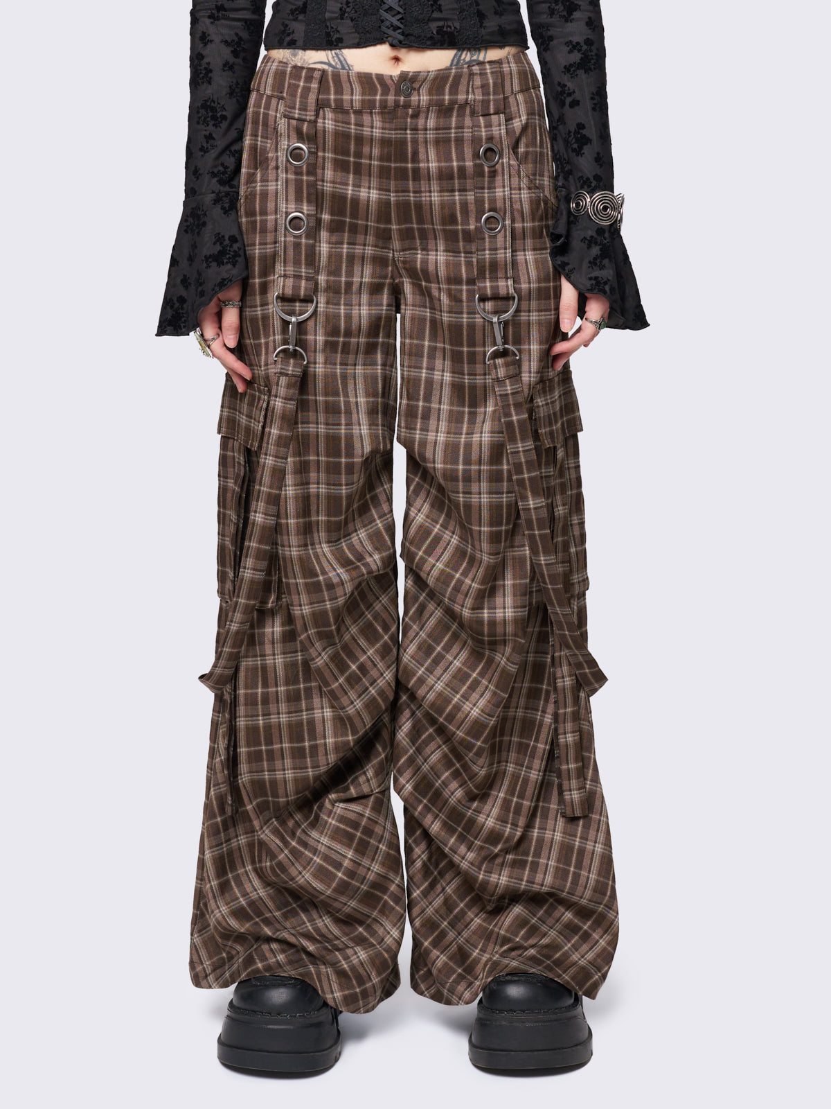 Trek Plaid Cargo Pants