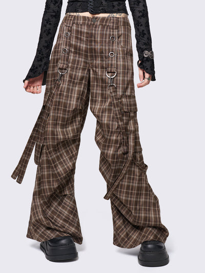 Trek Plaid Cargo Pants