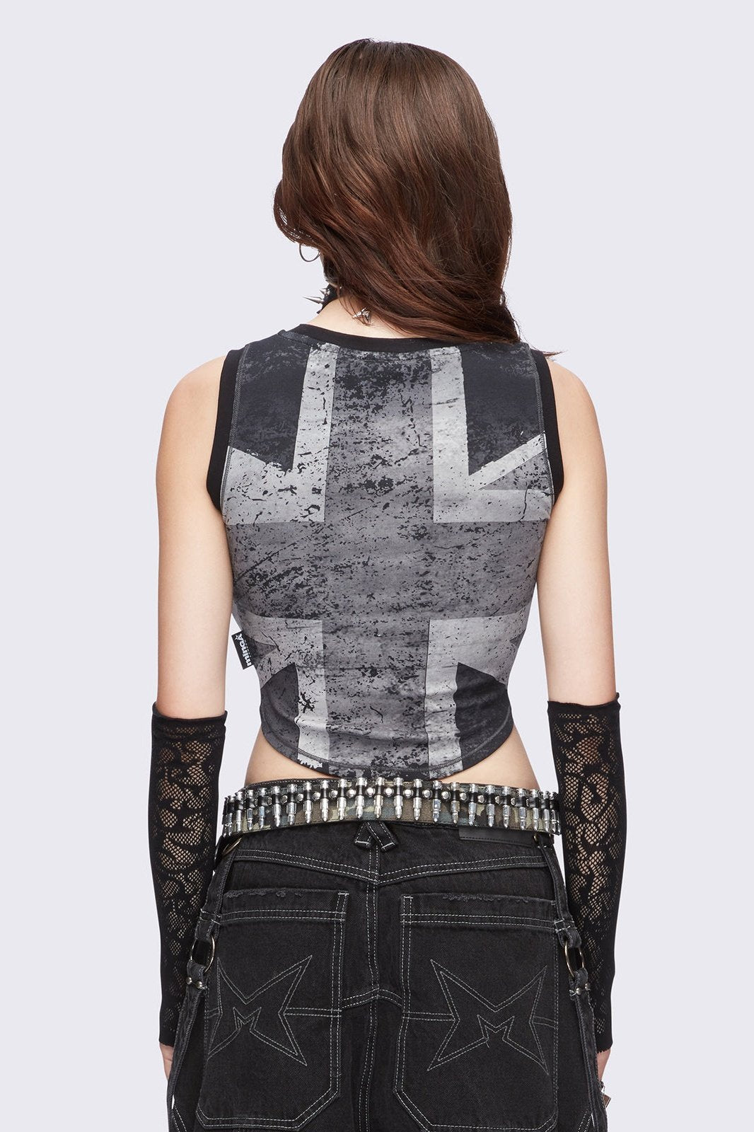 Union Jack Black Tank Top | Minga London – Minga London US