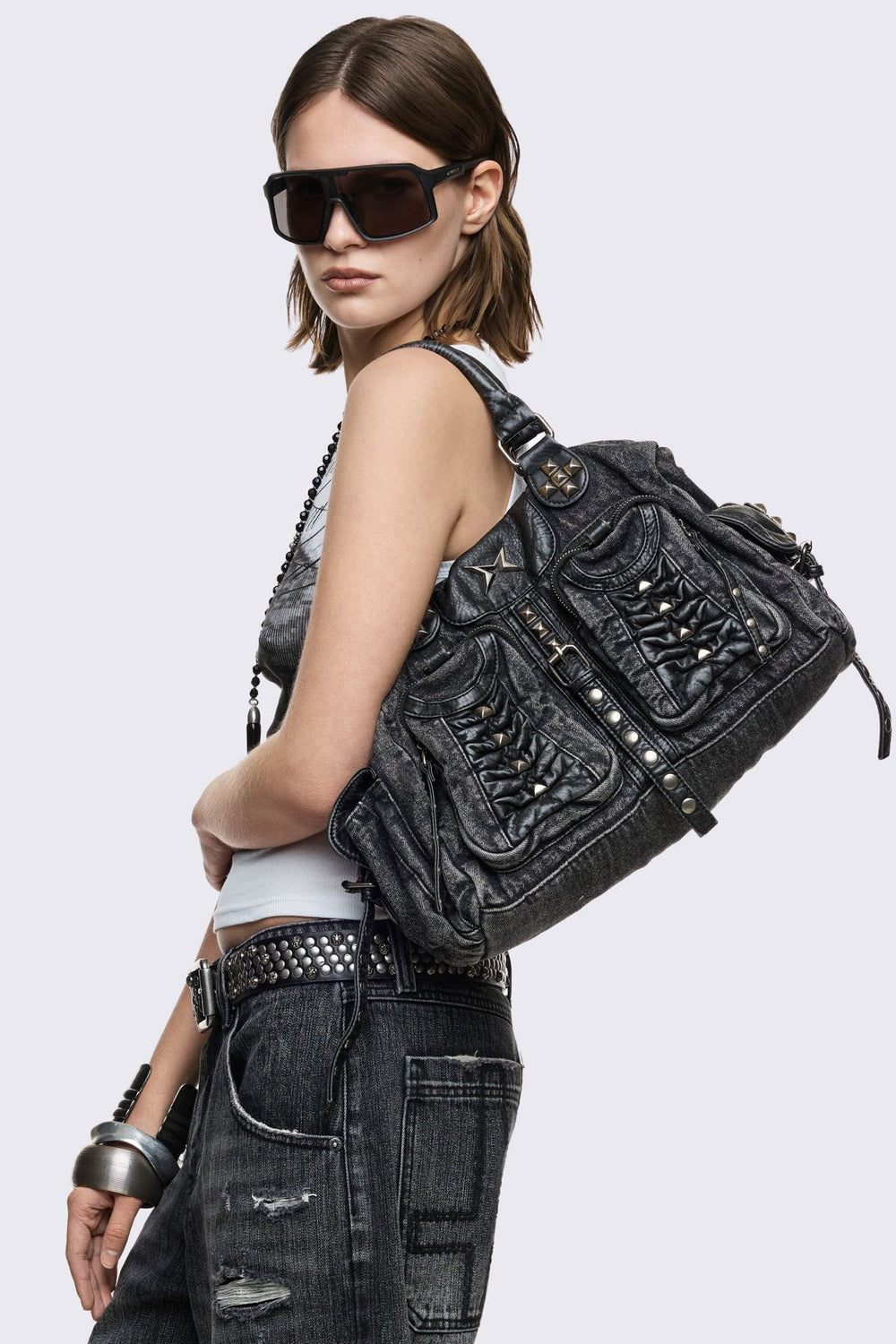 Denim Bags & Caps | Y2K, Grunge & Alt Fashion Accessories | Minga