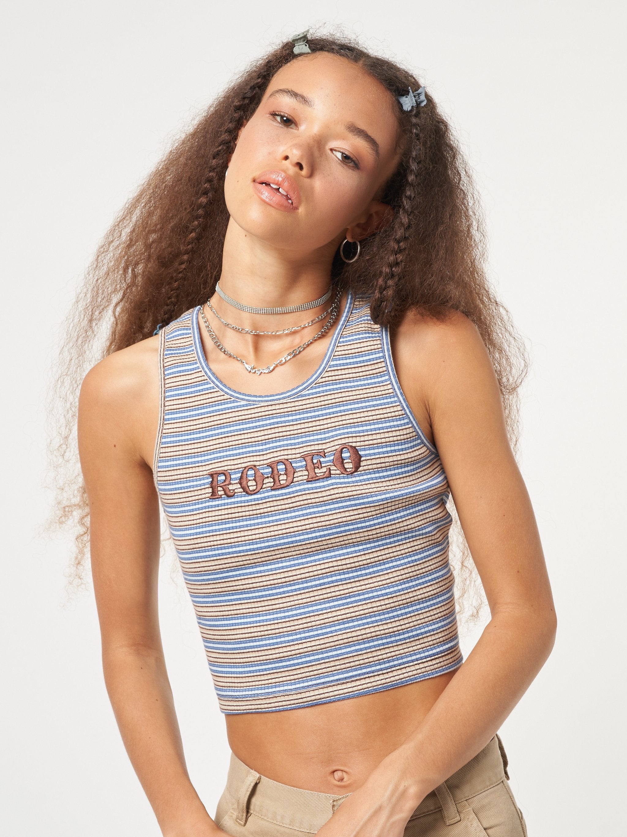Rodeo Striped Vest Top