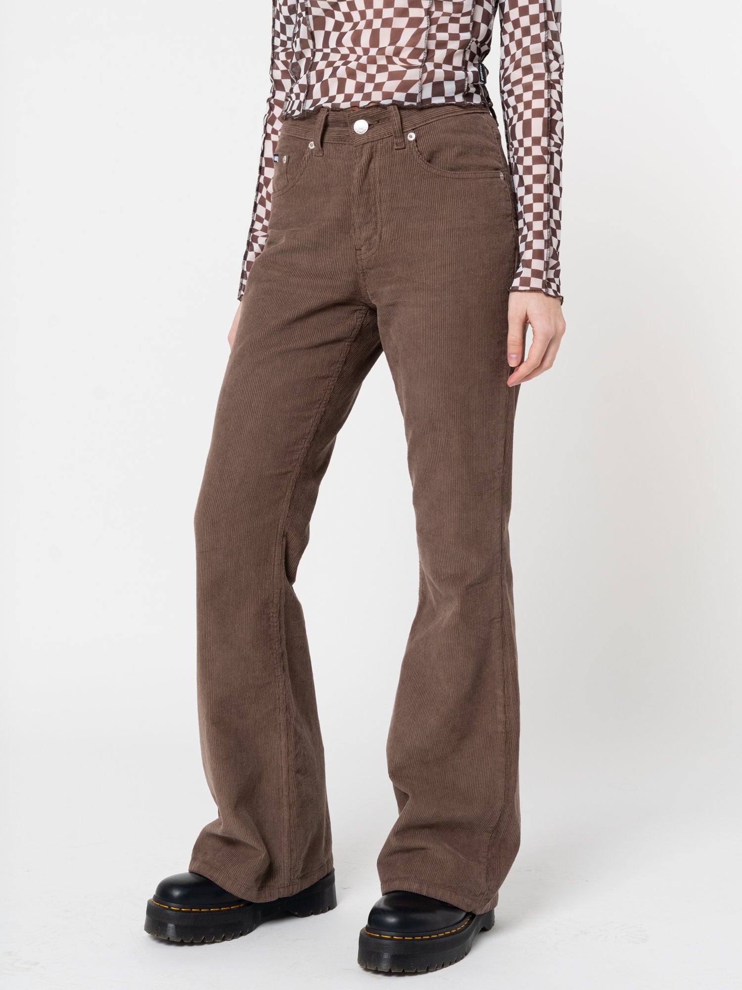 Brown Corduroy Flare Pants product