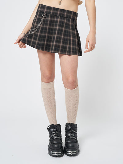 Cheer Plaid Mini Skirt
