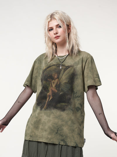 Forest Fairy Tie Dye T-shirt - Minga  US