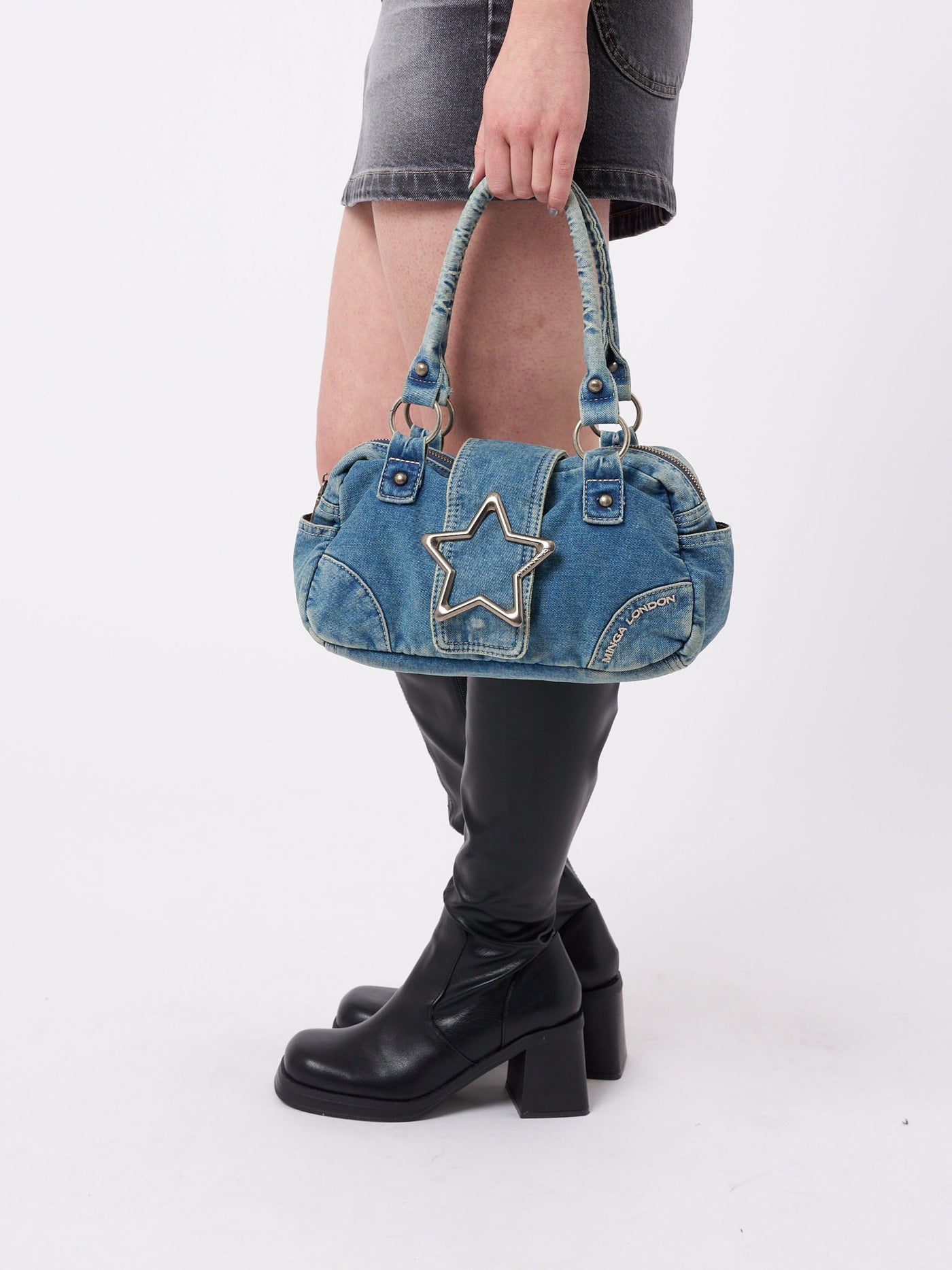 Star Girl Denim Y2k Handbag