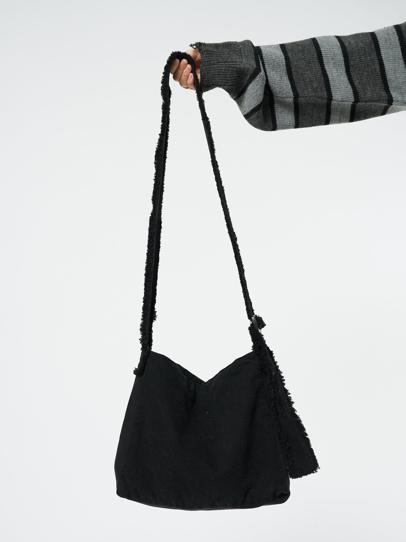 Black Shoulder Strap Bag with X-Ray Skeleton Print - Grunge & Y2K Style ...